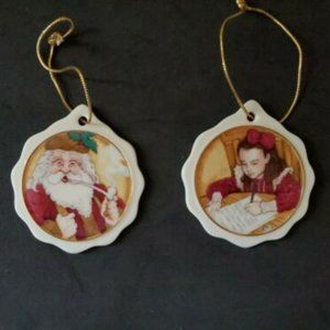 NEW 1995 House of Lloyd Christmas Around the World Yes, Virginia Ornaments Set